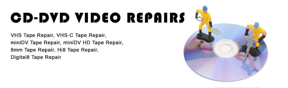 cd dvd video repairs